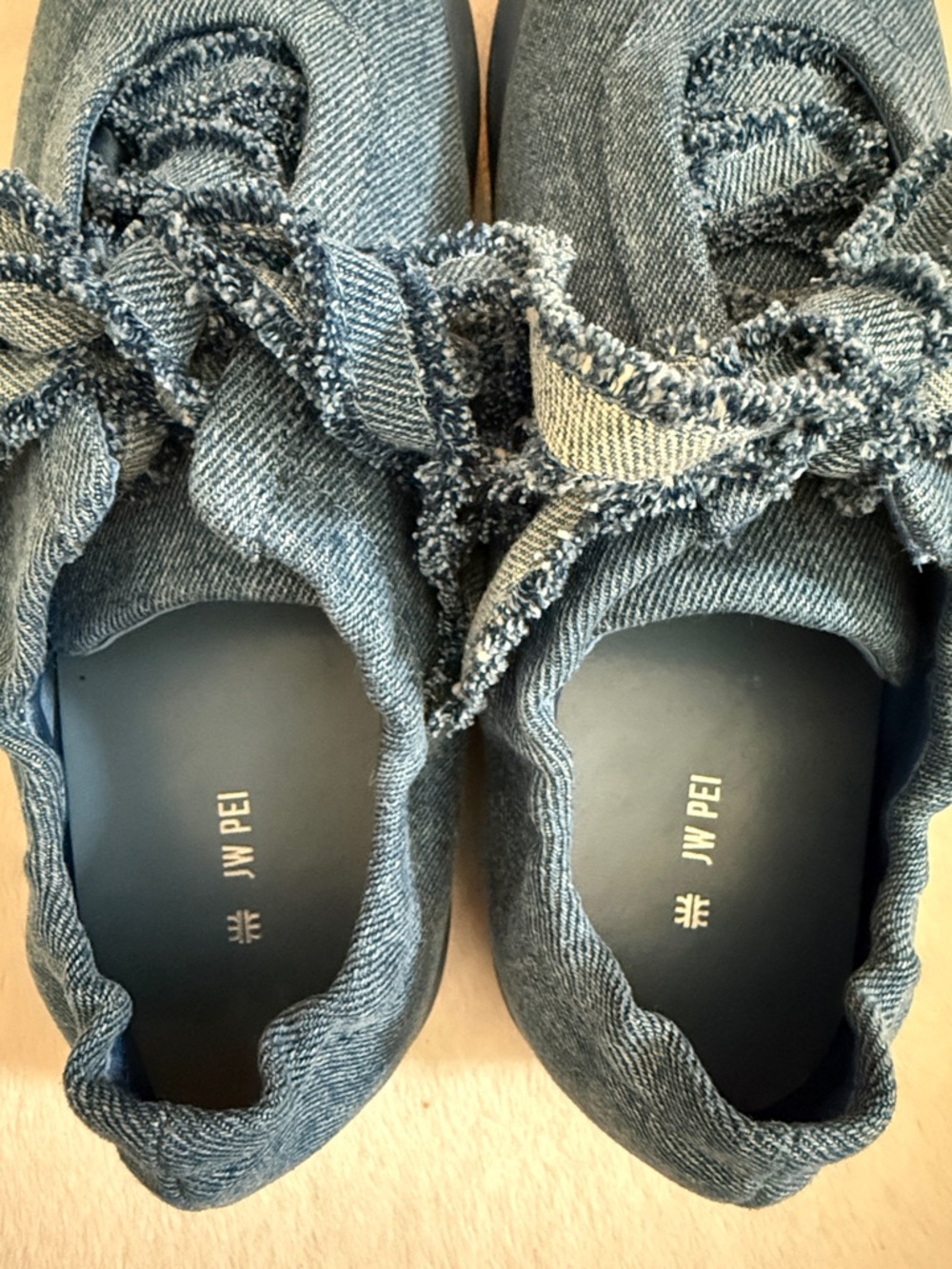 JW PEI | Flavia Ballerina Sneakers Blue Denim (EU 39/US 8.5) - Picture 8 of 15
